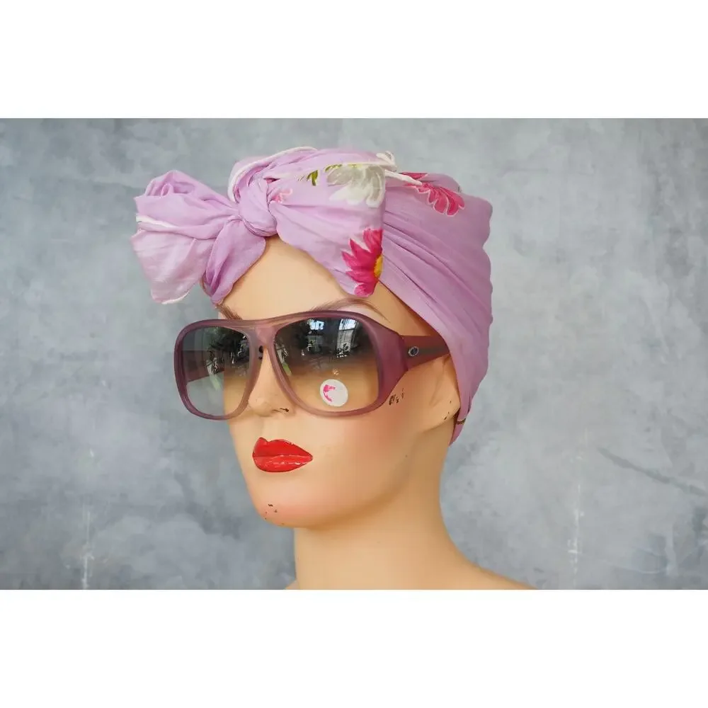Vintage 1970s Sunglasses Italy Glam Retro Grandma Festival Disco Chic NOS